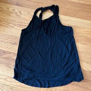 Black Old Navy Luxe Tank Top